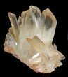Tangerine Quartz Crystal Cluster - Madagascar #38950-3